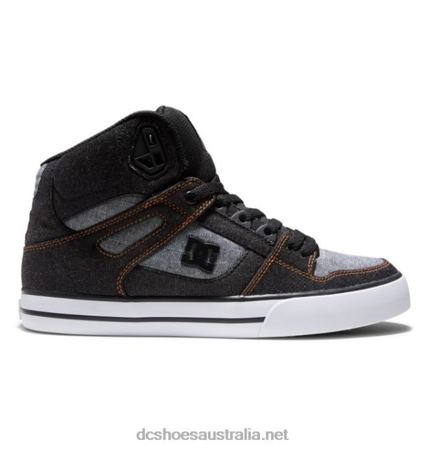 Men's Pure High-Top ShoesDC Shoes Black/Armor T40LZ269