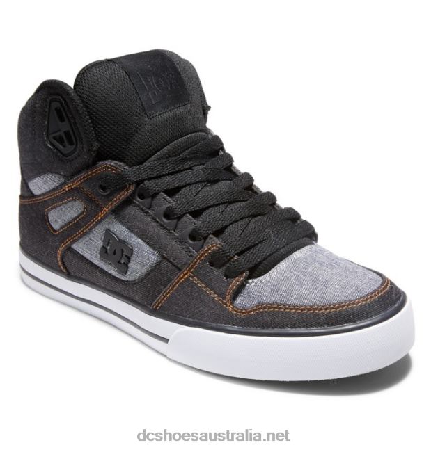 Men's Pure High-Top ShoesDC Shoes Black/Armor T40LZ269
