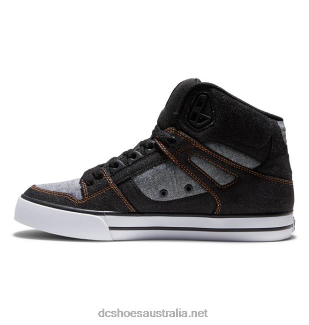 Men's Pure High-Top ShoesDC Shoes Black/Armor T40LZ269
