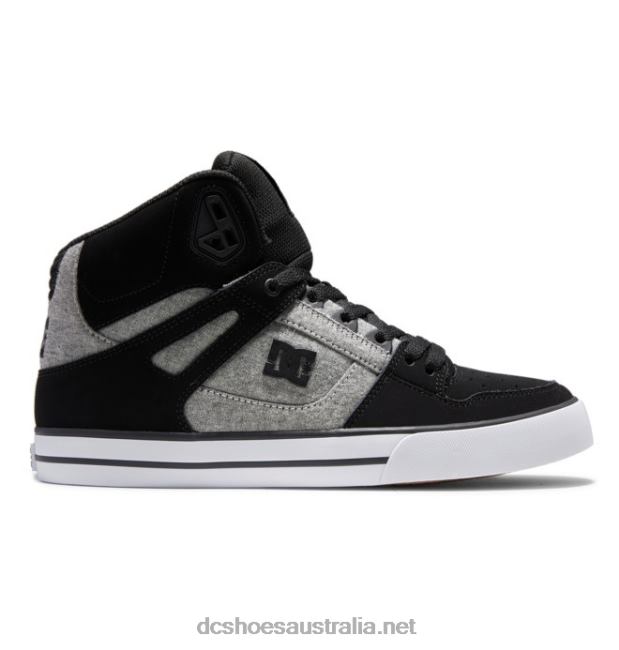 Men's Pure High-Top ShoesDC Shoes Black/Battleship/Armor T40LZ268