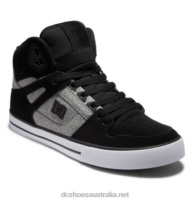 Men's Pure High-Top ShoesDC Shoes Black/Battleship/Armor T40LZ268