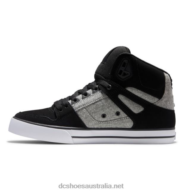 Men's Pure High-Top ShoesDC Shoes Black/Battleship/Armor T40LZ268