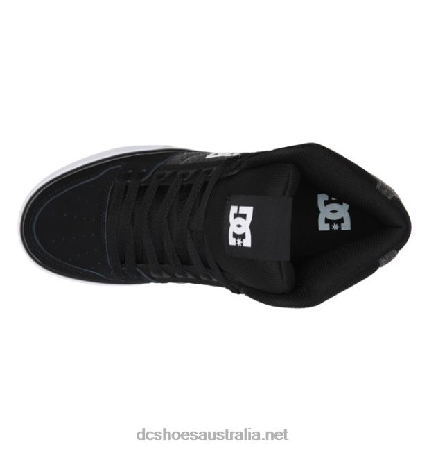 Men's Pure High-Top ShoesDC Shoes Black/Battleship T40LZ35