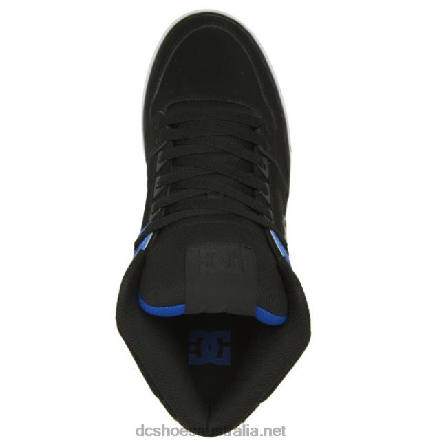 Men's Pure High-Top ShoesDC Shoes Black/Blue T40LZ267