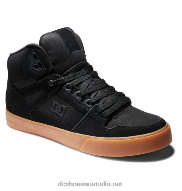 Men's Pure High-Top ShoesDC Shoes Black/Gum T40LZ262