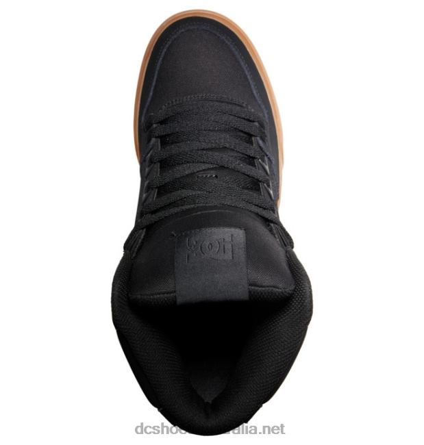 Men's Pure High-Top ShoesDC Shoes Black/Gum T40LZ262