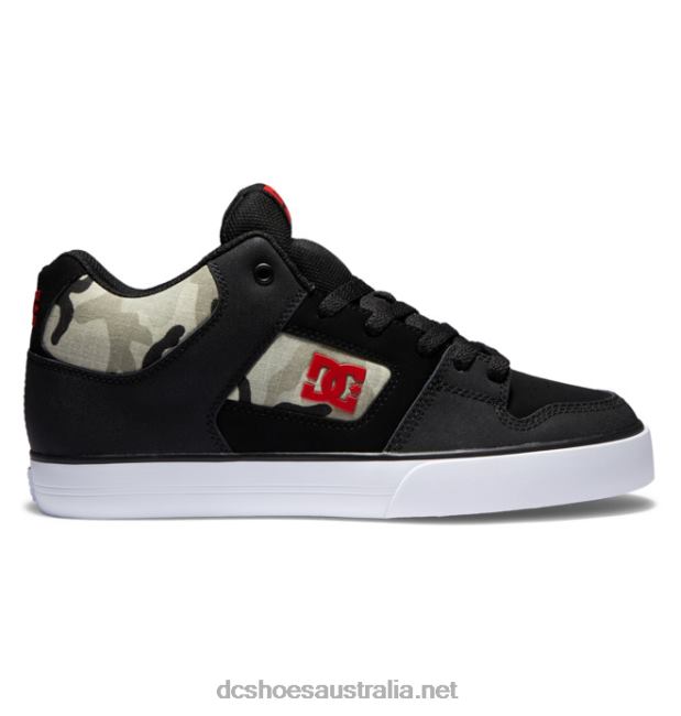 Men's Pure MID Mid-Top ShoesDC Shoes Astro Camo Black T40LZ93