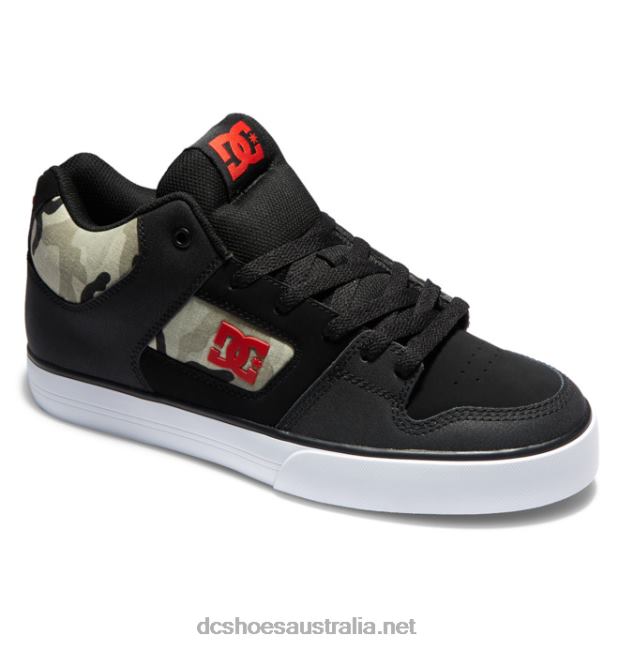 Men's Pure MID Mid-Top ShoesDC Shoes Astro Camo Black T40LZ93