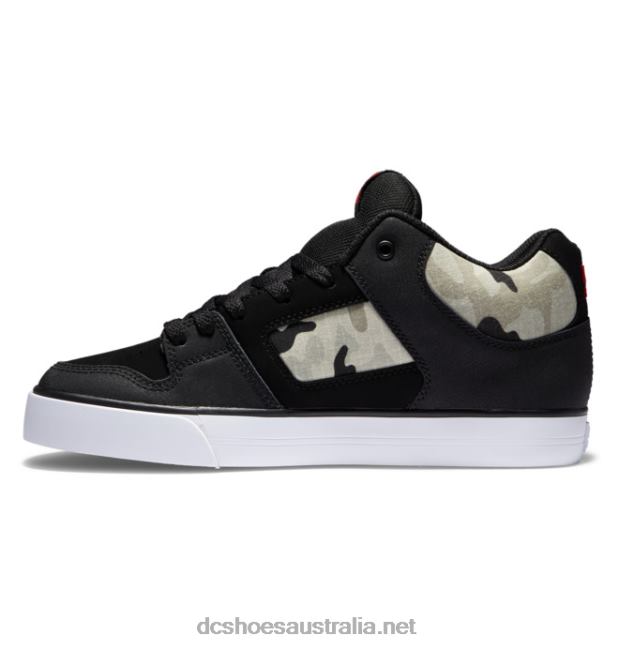 Men's Pure MID Mid-Top ShoesDC Shoes Astro Camo Black T40LZ93
