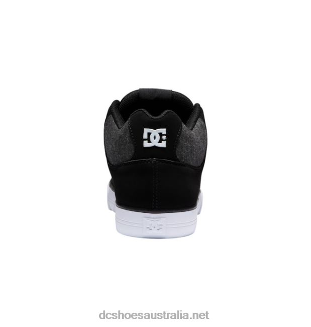 Men's Pure MID Mid-Top ShoesDC Shoes Black/Armor T40LZ88