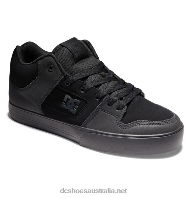 Men's Pure MID Mid-Top ShoesDC Shoes Black/Gum T40LZ144