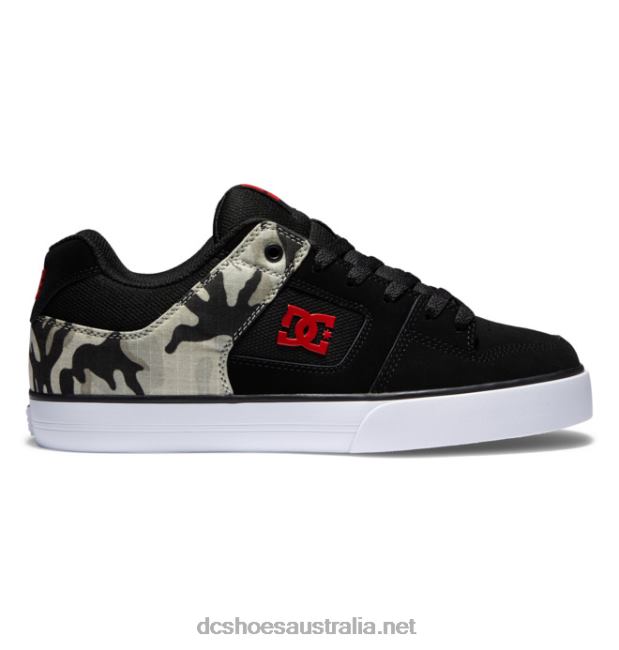 Men's Pure ShoesDC Shoes Black Camouflage T40LZ37