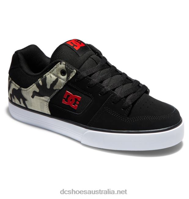 Men's Pure ShoesDC Shoes Black Camouflage T40LZ37