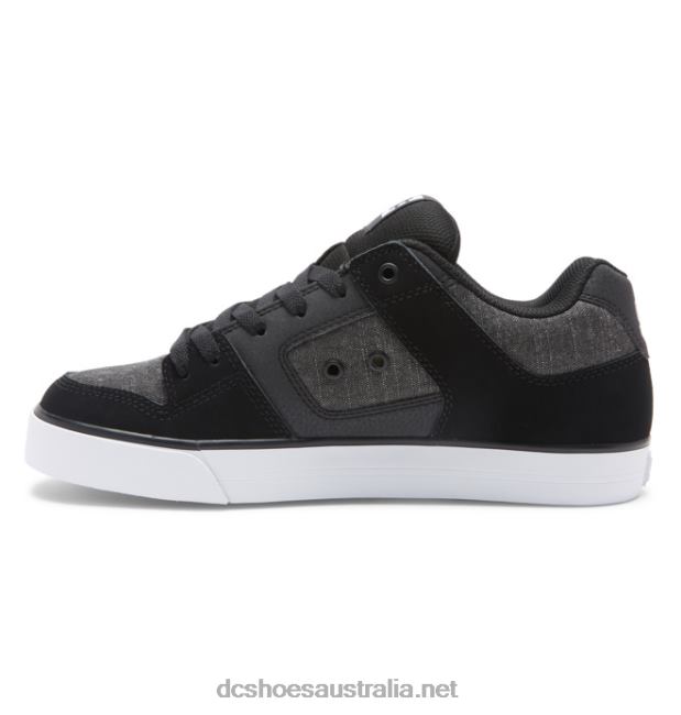 Men's Pure ShoesDC Shoes Black/Dark Slate T40LZ250