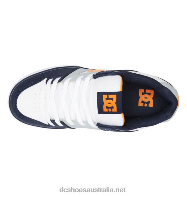 Men's Pure ShoesDC Shoes White/Grey/Blue T40LZ247