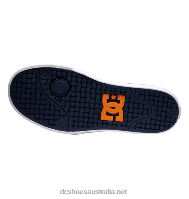 Men's Pure ShoesDC Shoes White/Grey/Blue T40LZ247