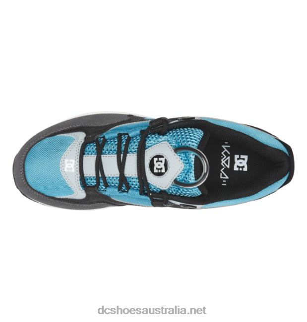 Men's Kalis Lite Skate ShoesDC Shoes Black/Grey/Blue T40LZ175