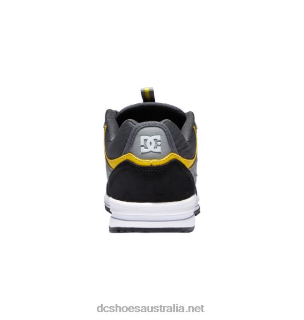 Men's Kalis Lite Skate ShoesDC Shoes Black/Grey/Yellow T40LZ184