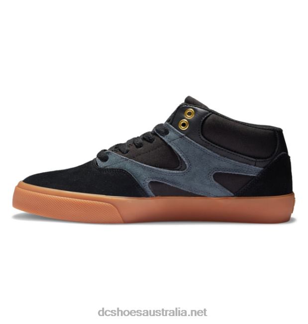 Men's Kalis Vulc Mid-Top Skate ShoesDC Shoes Black/Gum T40LZ177