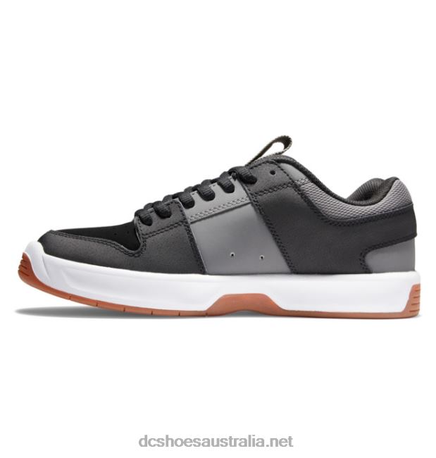 Men's Lynx Zero Skate ShoesDC Shoes Black/Grey/Yellow T40LZ390
