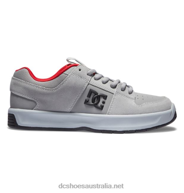 Men's Lynx Zero Skate ShoesDC Shoes Grey/Red T40LZ215