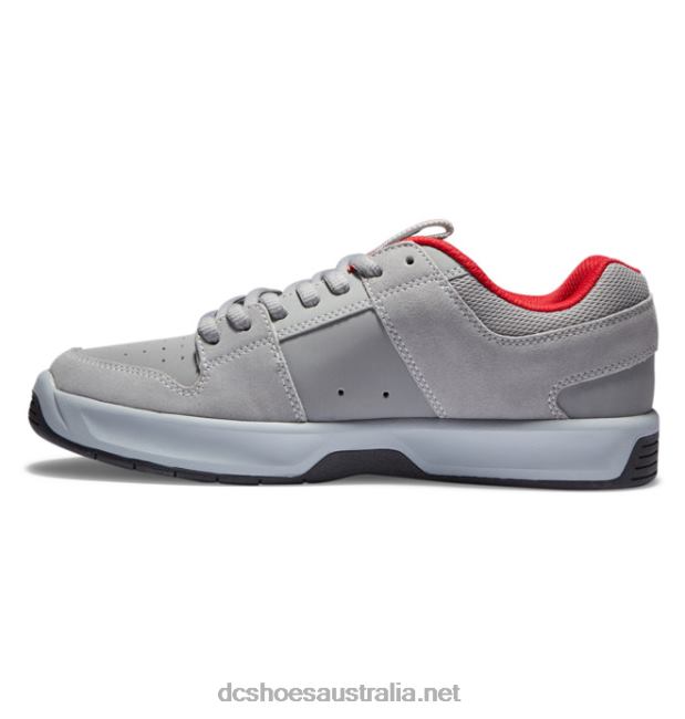 Men's Lynx Zero Skate ShoesDC Shoes Grey/Red T40LZ215