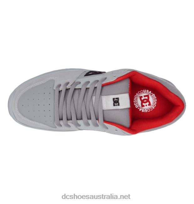 Men's Lynx Zero Skate ShoesDC Shoes Grey/Red T40LZ215