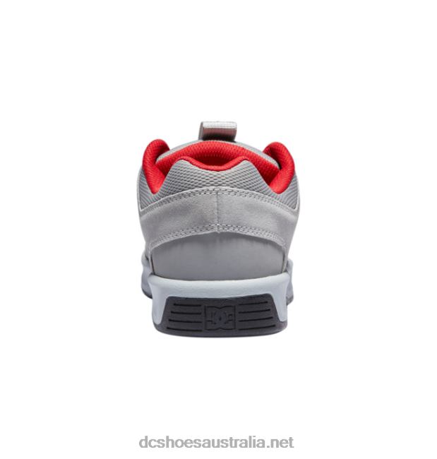 Men's Lynx Zero Skate ShoesDC Shoes Grey/Red T40LZ215