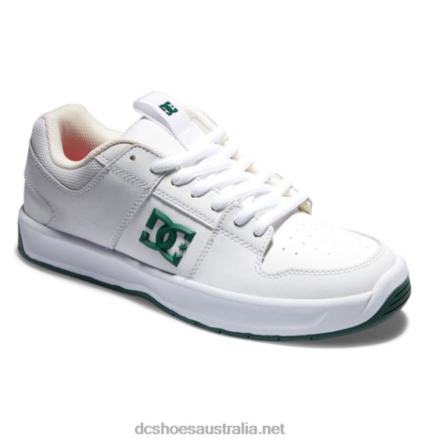 Men's Lynx Zero Skate ShoesDC Shoes White/Green T40LZ236