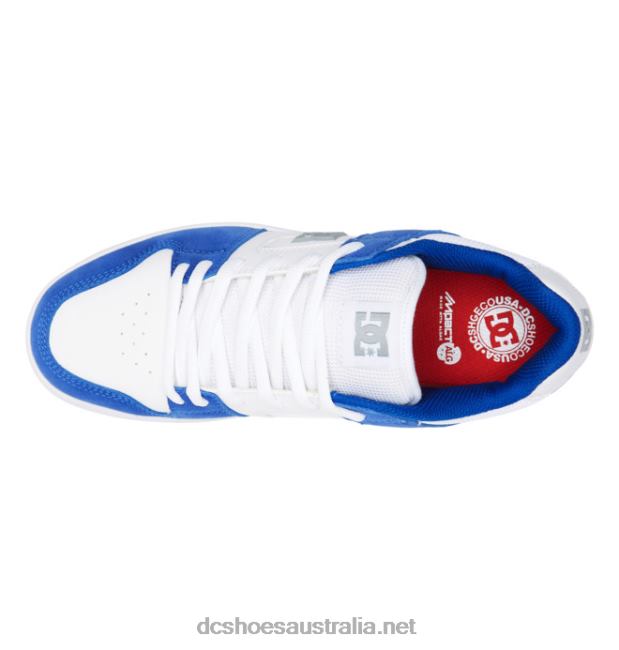 Men's Manteca 4 Skate ShoesDC Shoes Blue/White T40LZ235