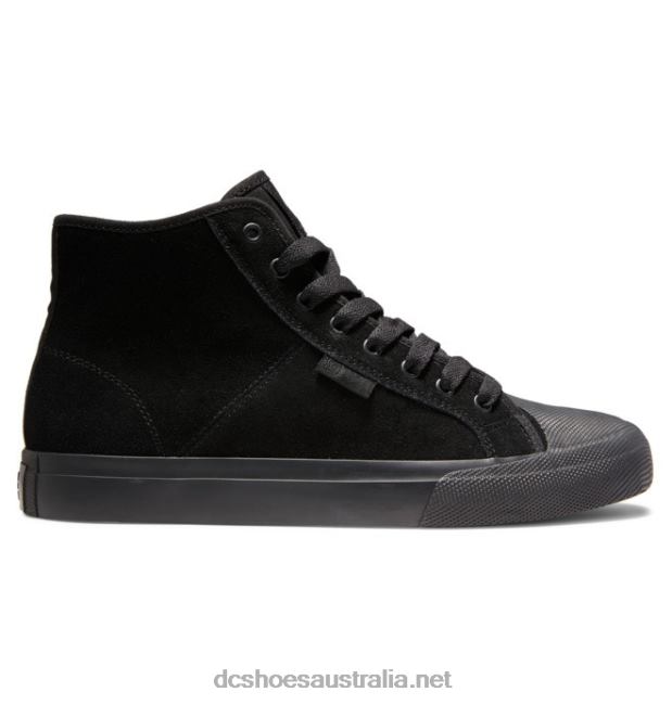 Men's Manual Hi RT High Top Skate ShoesDC Shoes Black/Battleship T40LZ202