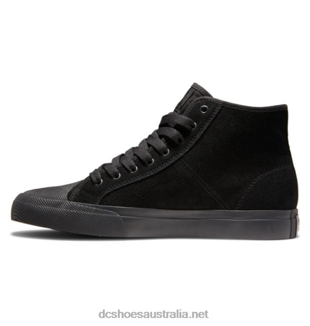 Men's Manual Hi RT High Top Skate ShoesDC Shoes Black/Battleship T40LZ202