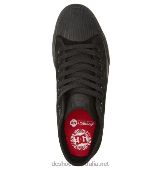 Men's Manual Hi RT High Top Skate ShoesDC Shoes Black/Battleship T40LZ202