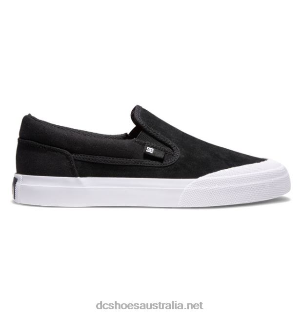 Men's Manual RT Slip-On Skate ShoesDC Shoes Black/White T40LZ391
