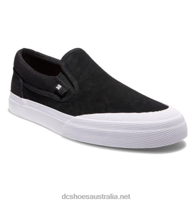 Men's Manual RT Slip-On Skate ShoesDC Shoes Black/White T40LZ391