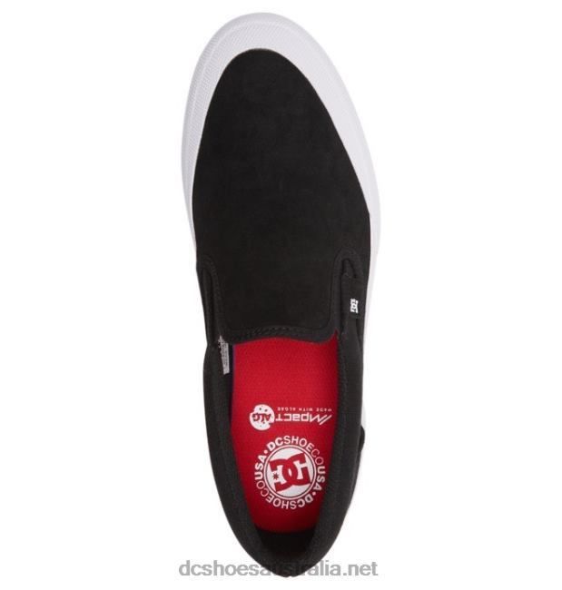 Men's Manual RT Slip-On Skate ShoesDC Shoes Black/White T40LZ391