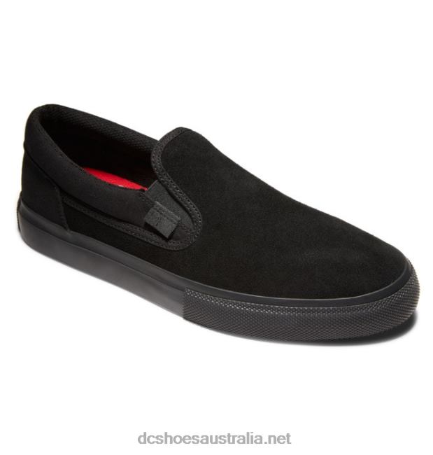 Men's Manual Slip On Skate ShoesDC Shoes Black T40LZ143