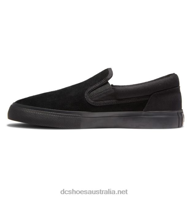 Men's Manual Slip On Skate ShoesDC Shoes Black T40LZ143