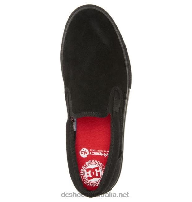 Men's Manual Slip On Skate ShoesDC Shoes Black T40LZ143