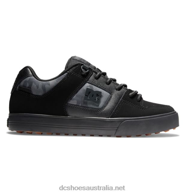 Men's Pure Winterized Skate ShoesDC Shoes Black/Camo Print T40LZ293