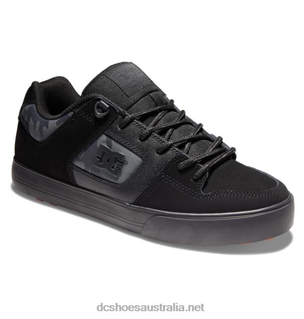 Men's Pure Winterized Skate ShoesDC Shoes Black/Camo Print T40LZ293