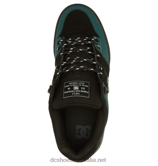 Men's Pure Winterized Skate ShoesDC Shoes Black/Green T40LZ289