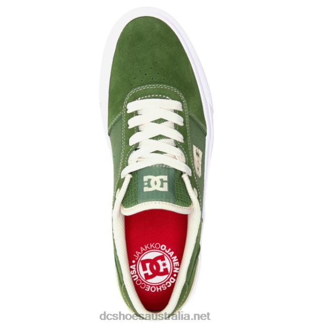 Men's Teknic S Jaakko Skate ShoesDC Shoes Dark Olive T40LZ24
