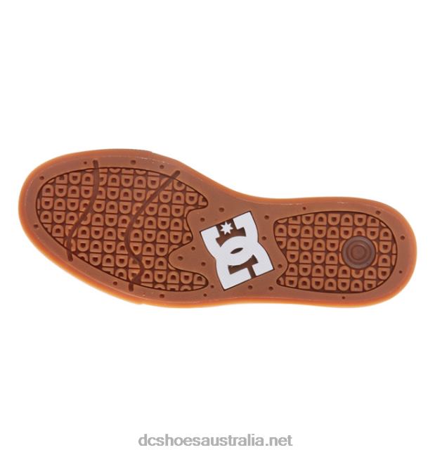 Men's Teknic S Skate ShoesDC Shoes Tan/Green T40LZ28