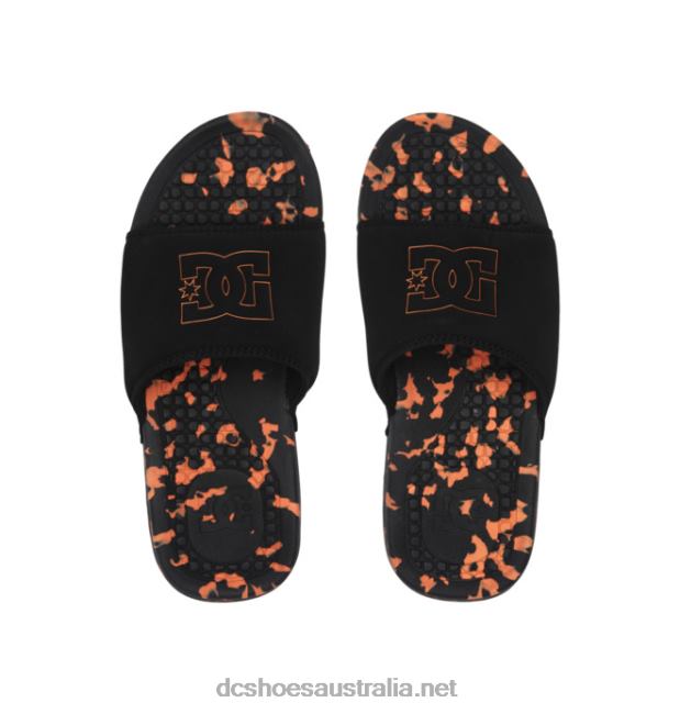 Bolsa - Sandals for MenDC Shoes Black/Orange T40LZ314