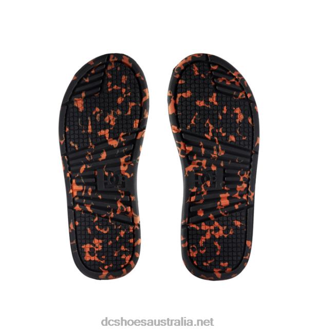 Bolsa - Sandals for MenDC Shoes Black/Orange T40LZ314