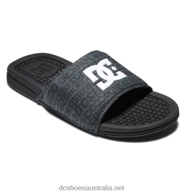 Bolsa - Sandals for MenDC Shoes Black/White Print T40LZ338