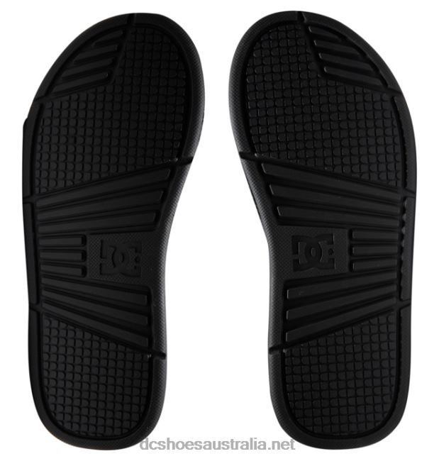 Bolsa - Sandals for MenDC Shoes Black/White Print T40LZ338