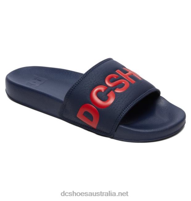 DC Slide - Slider Sandals for MenDC Shoes Navy/Red T40LZ240