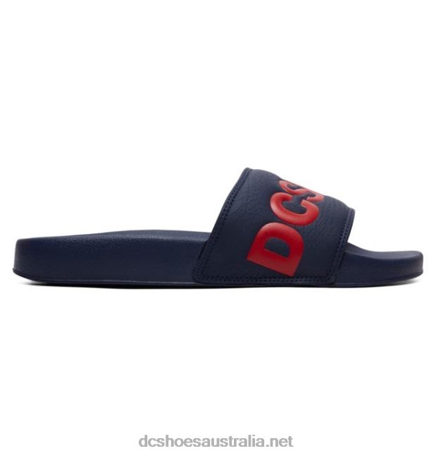 DC Slide - Slider Sandals for MenDC Shoes Navy/Red T40LZ240